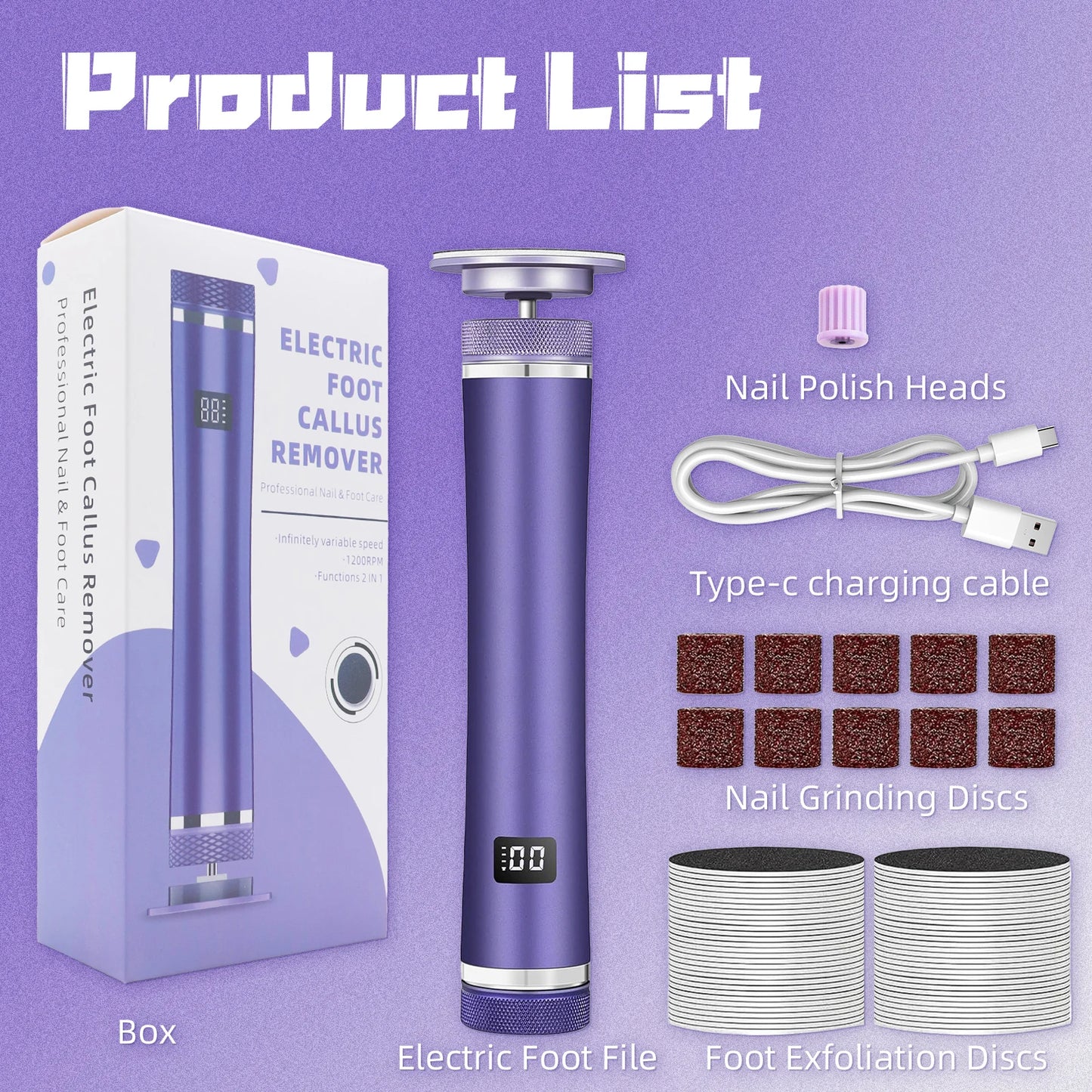 Rugged Foot Care Pro Device